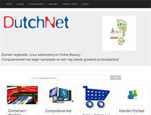 Tablet Screenshot of dutchnet.nl